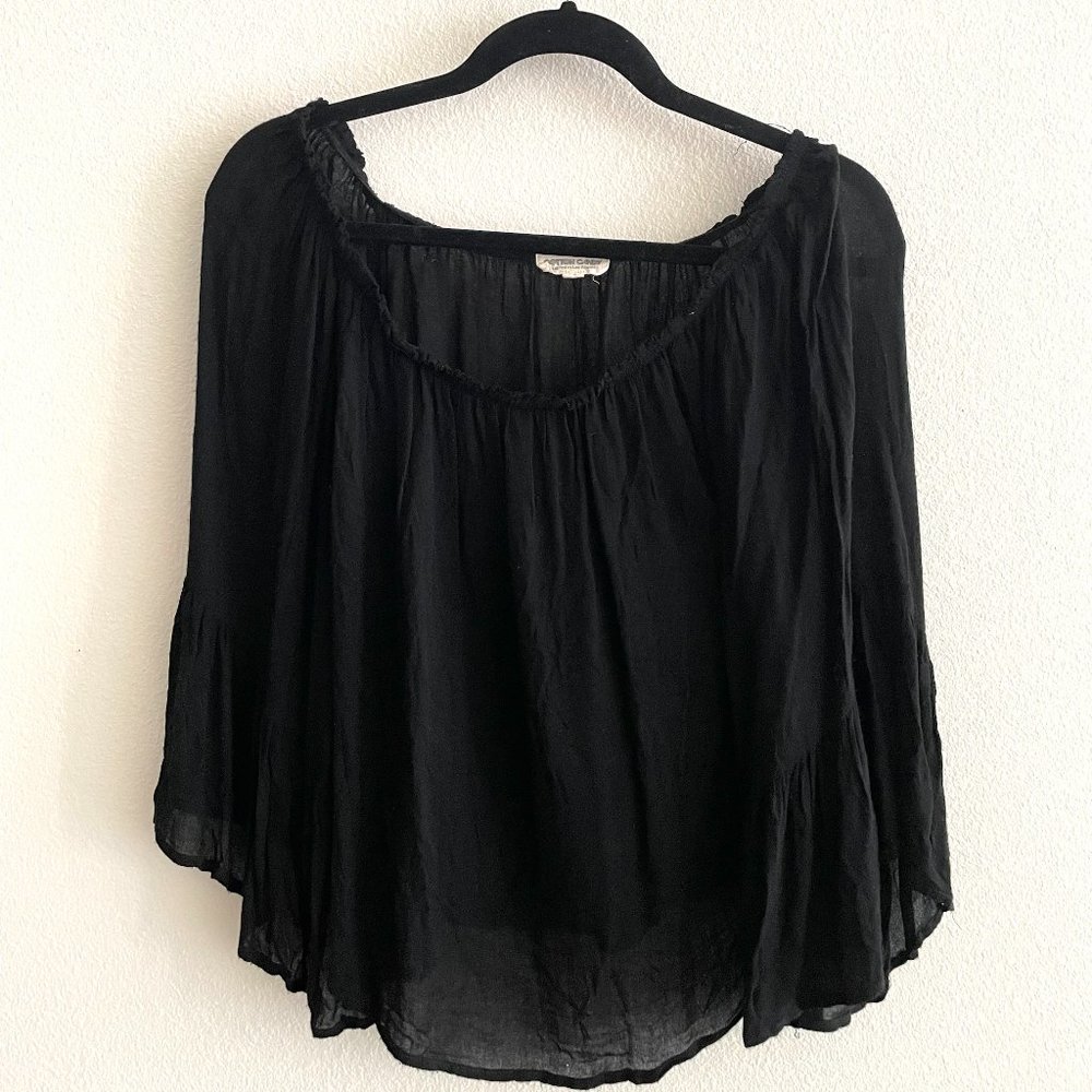 Cotton Candy Black Blouse